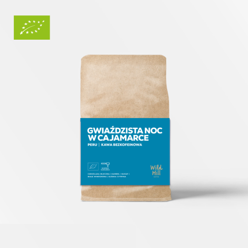 Gwiaździsta noc w Cajamarce - organiczna kawa bezkofeinowa Peru speciality 